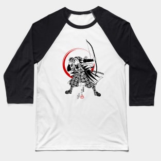 Ukiyo-e Warrior: The Samurai Archer Baseball T-Shirt